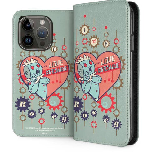 The Jetsons Love Machine iPhone 15 Pro Folio Case